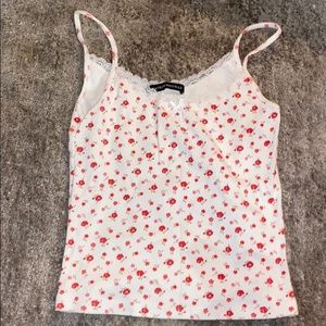 Brandy Melville flower tank top